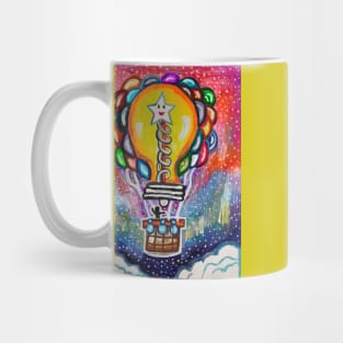 Magical Hot Air Balloon to Childhood Dreams Mug